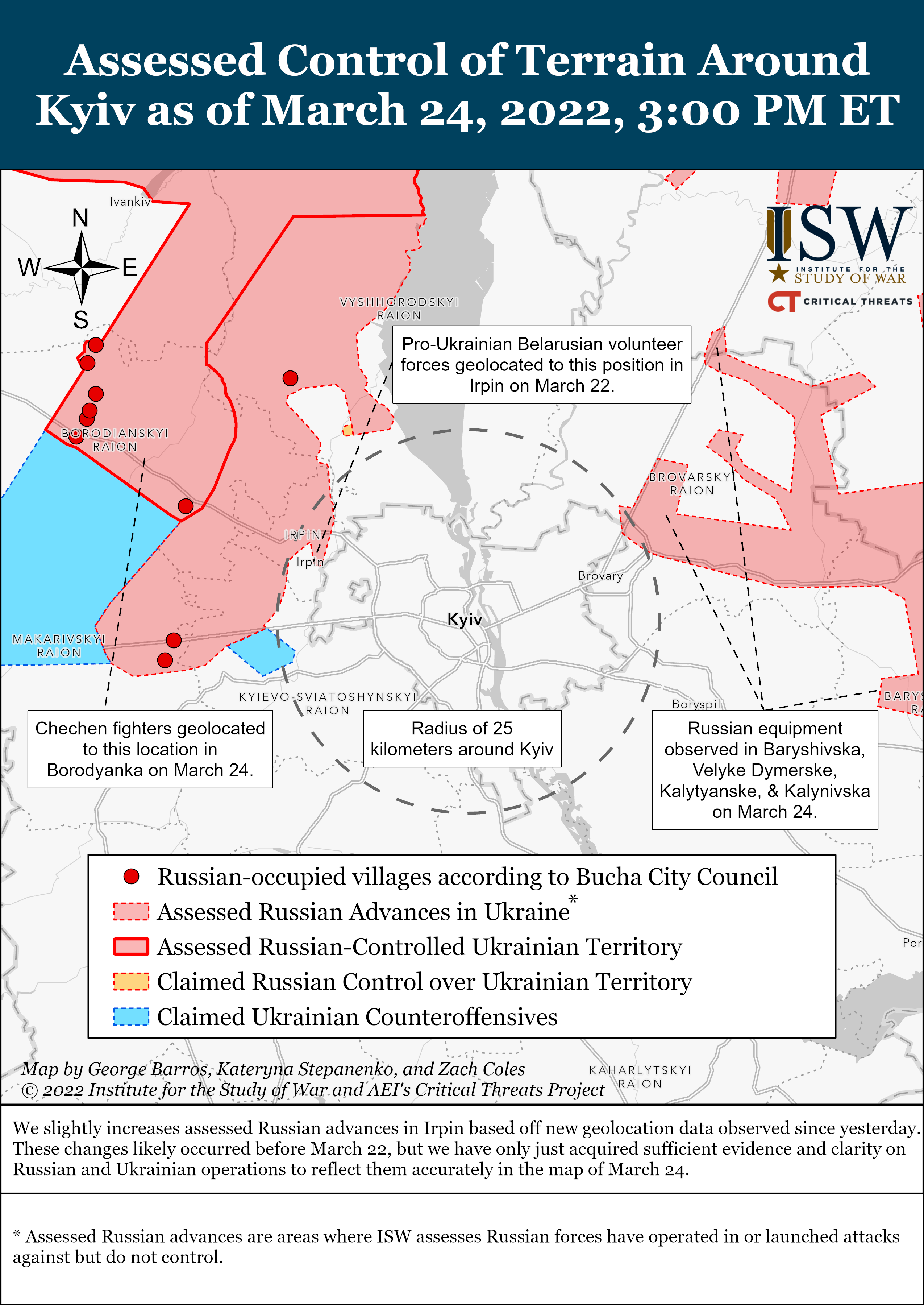 Russian Offensive Campaign Assessment, March 24 | Institute For The ...